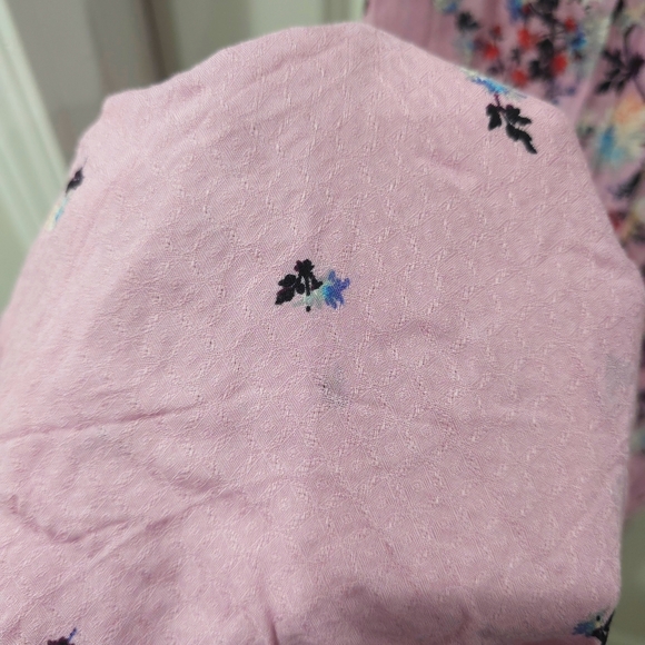 INTIMATELY FREE PEOPLE Purple Floral Maxi Slip Sundress with Plunge Neckline - Picture 13 of 16